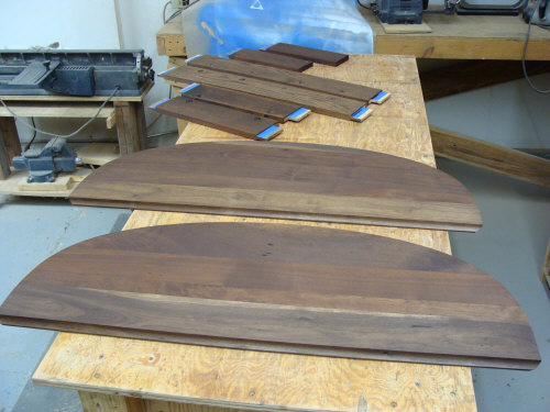 Staining the undersides